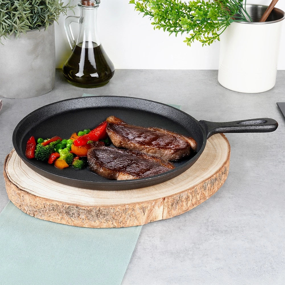 Poêle a crêpe crêpière en fonte 26 cm