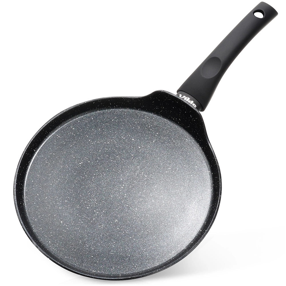 Poêle à crêpes anti adhésif revêtement granit  24 cm