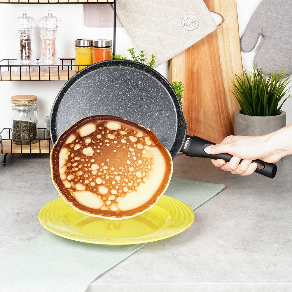 Poêle à crêpes anti adhésif revêtement granit  26 cm