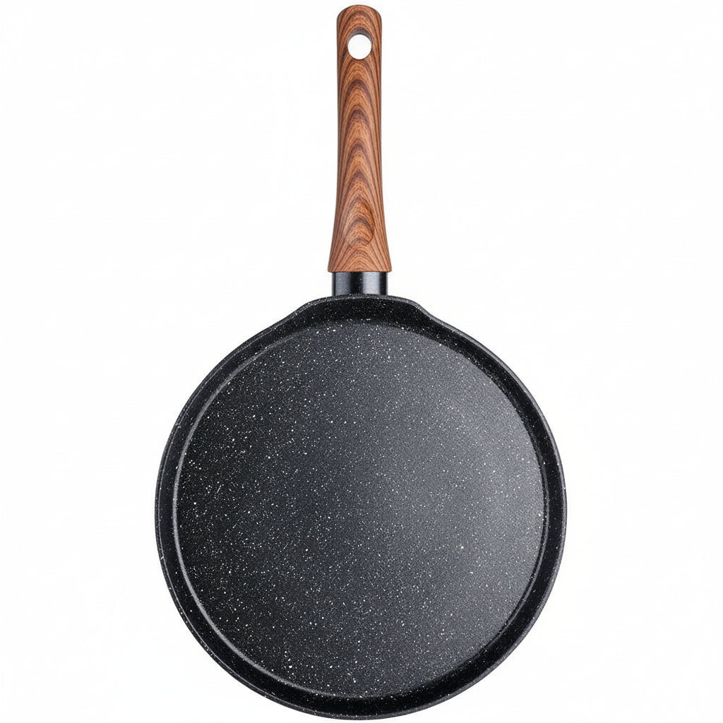 Poêle plate à revêtement granit 24 cm