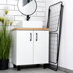 Étendoir séchoir à linge pliable en métal noir 181 cm