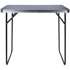 Table de camping pliante 80x60x70 cm