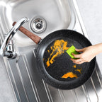 Poêle à frire anti adhésive granite 32 cm