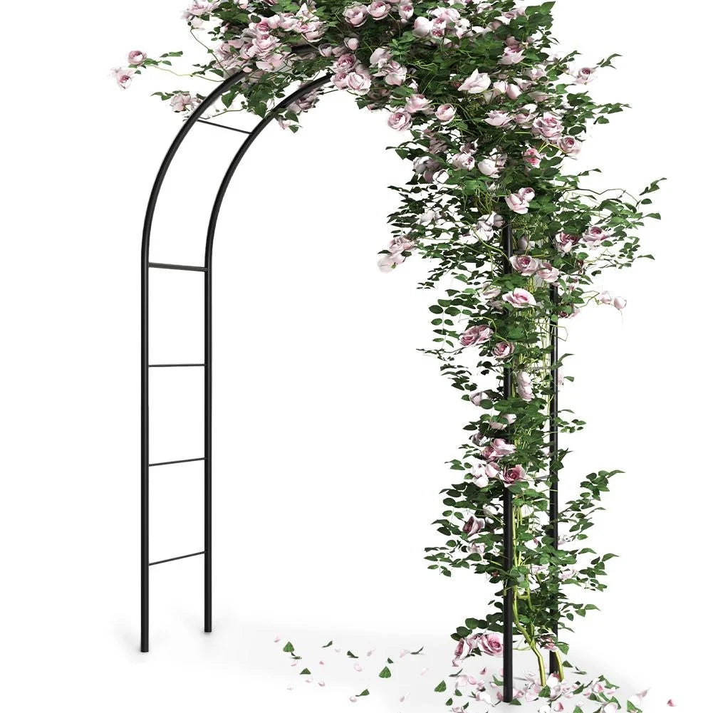 Arche de jardin en métal 145 x 235 cm