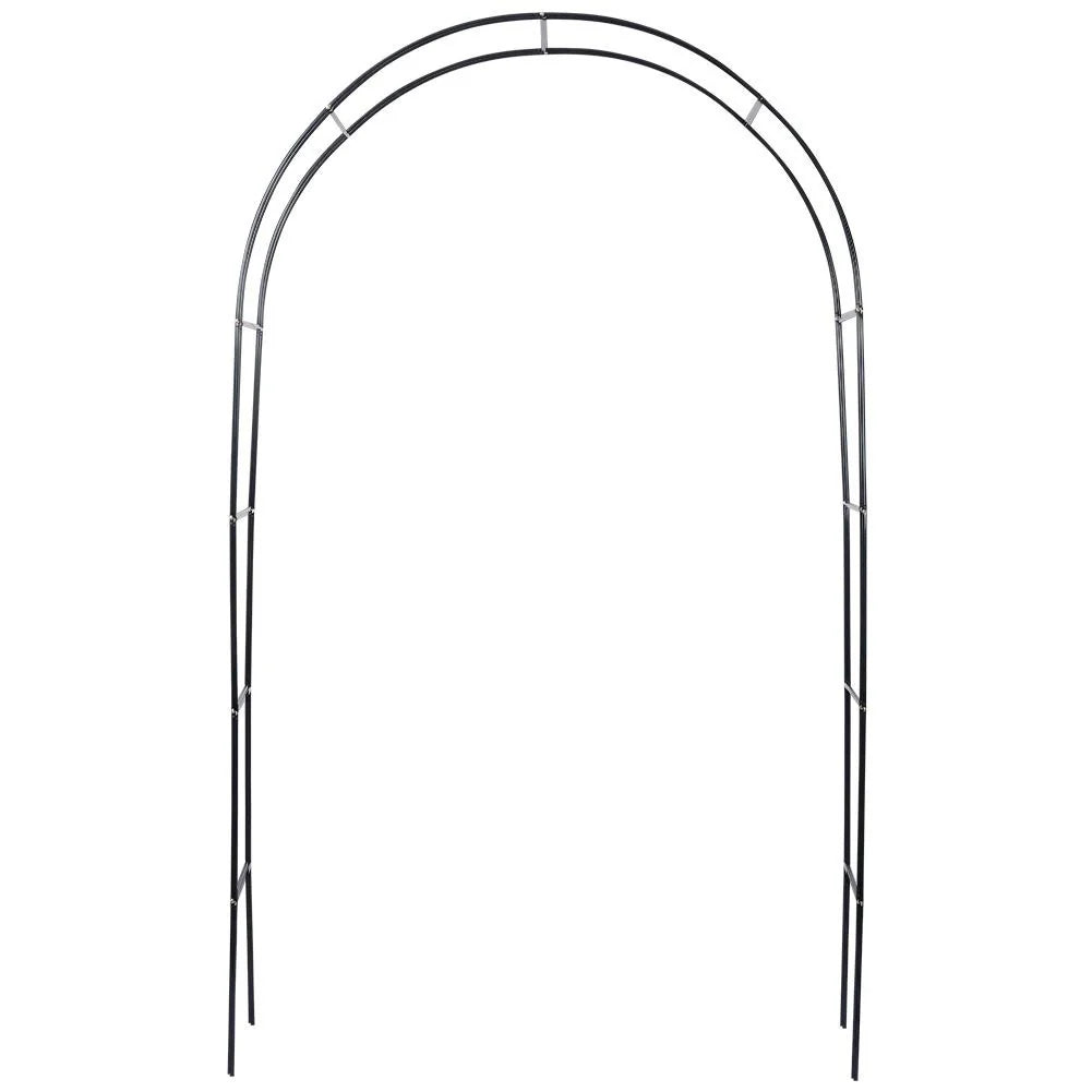 Arche de jardin en métal 145 x 235 cm