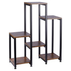 Étagère support plante en métal 6 étages 62 X 24 X 80 Cm