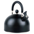Bouilloire sifflante en acier noir 3 litres