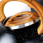 Bouilloire sifflante en acier noir  3 litres