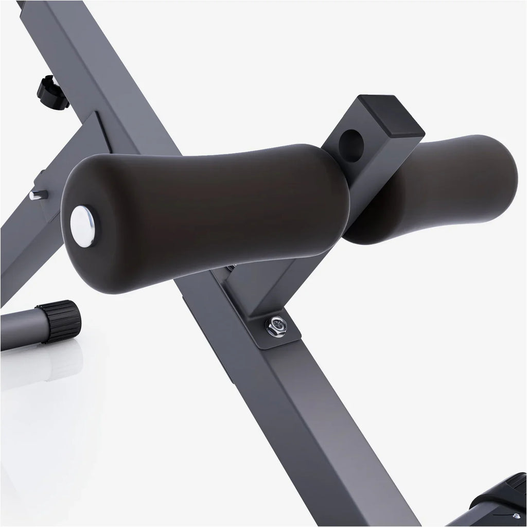 Entraîneur dorsal Hyperextension pliable avec fixation rembourrée pour les jambes abdominal hyperextension