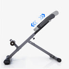 Entraîneur dorsal Hyperextension pliable avec fixation rembourrée pour les jambes abdominal hyperextension