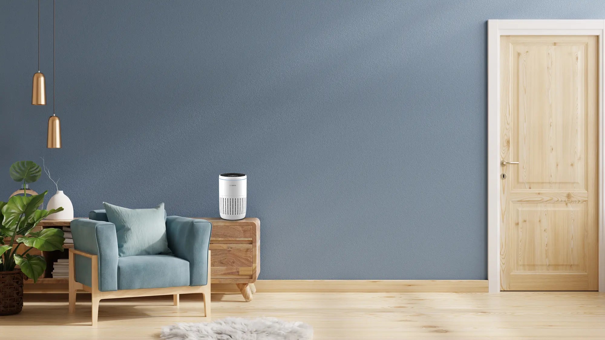 Bosch Air 2000 Purificateur d'air 25 dB(A)  Pour jusqu'à 37,5 m² Capteur Intelligent   CADR : 180 m³/h