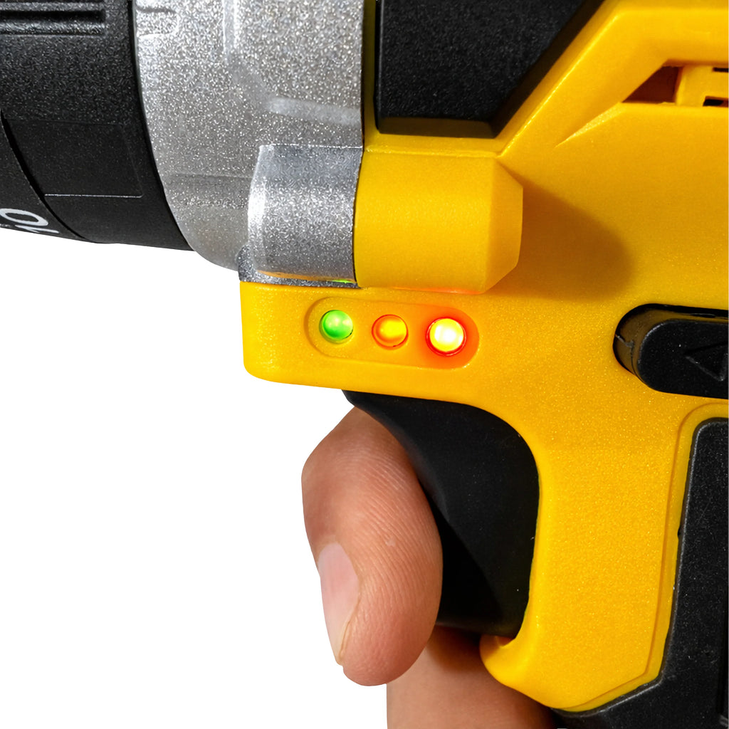 Perceuse visseuse sans fil étui, 2 x batteries 18 V 2 Ah, LED