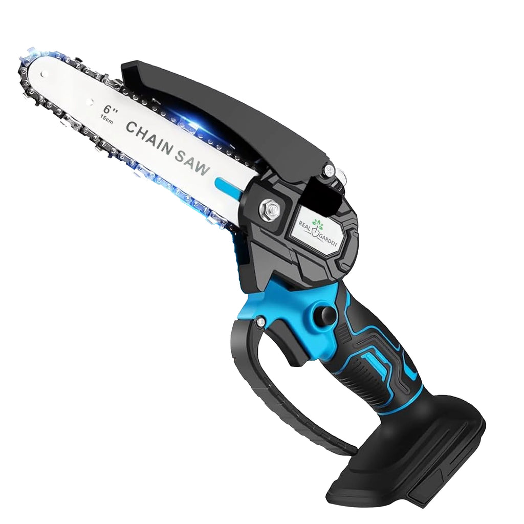 Ensemble 3 en 1 : Tronçonneuse sécateur sans fil + perche + chargeur 2 batteries