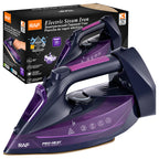 Fer à  repasser vapeur sans fil  2400W avec station de charge en céramique