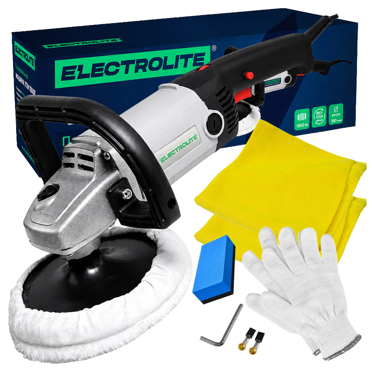 Kit polisseuse polissage ponçage  1800W Premium