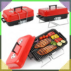 Barbecue charbon pliable camping  43 x 28 x 26 cm