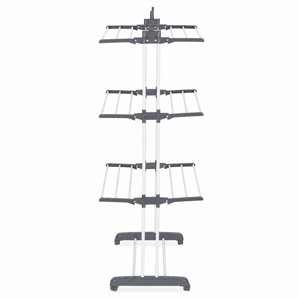 Etendoir Séchoir à linge pliable XXL 4 Niveaux  supporte jusqu'à 50 kg 170 cm