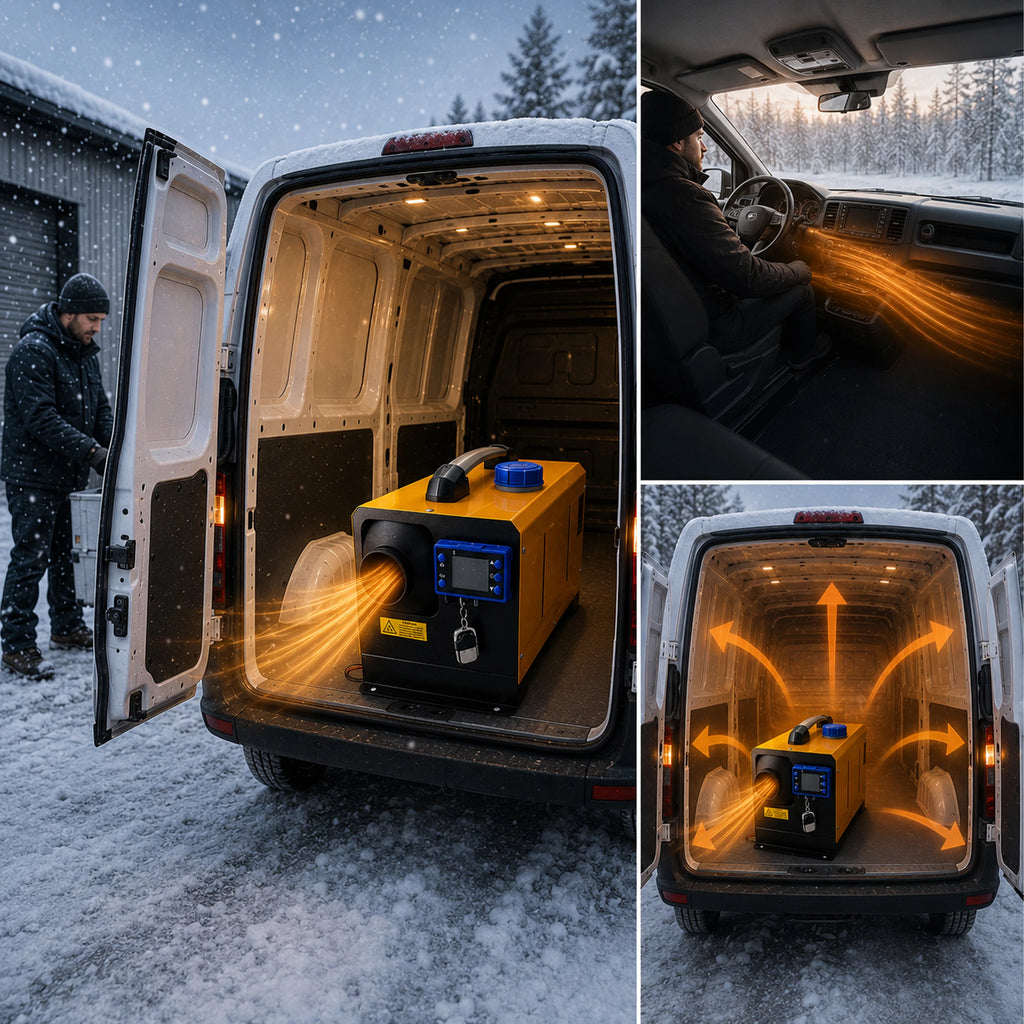 Chauffage Diesel 8 kW 12/24 V Bluetooth avec souffleur
