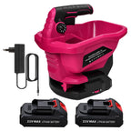 Semoir électrique  sur batterie 21 V, épandeur d'engrais 3,3 L