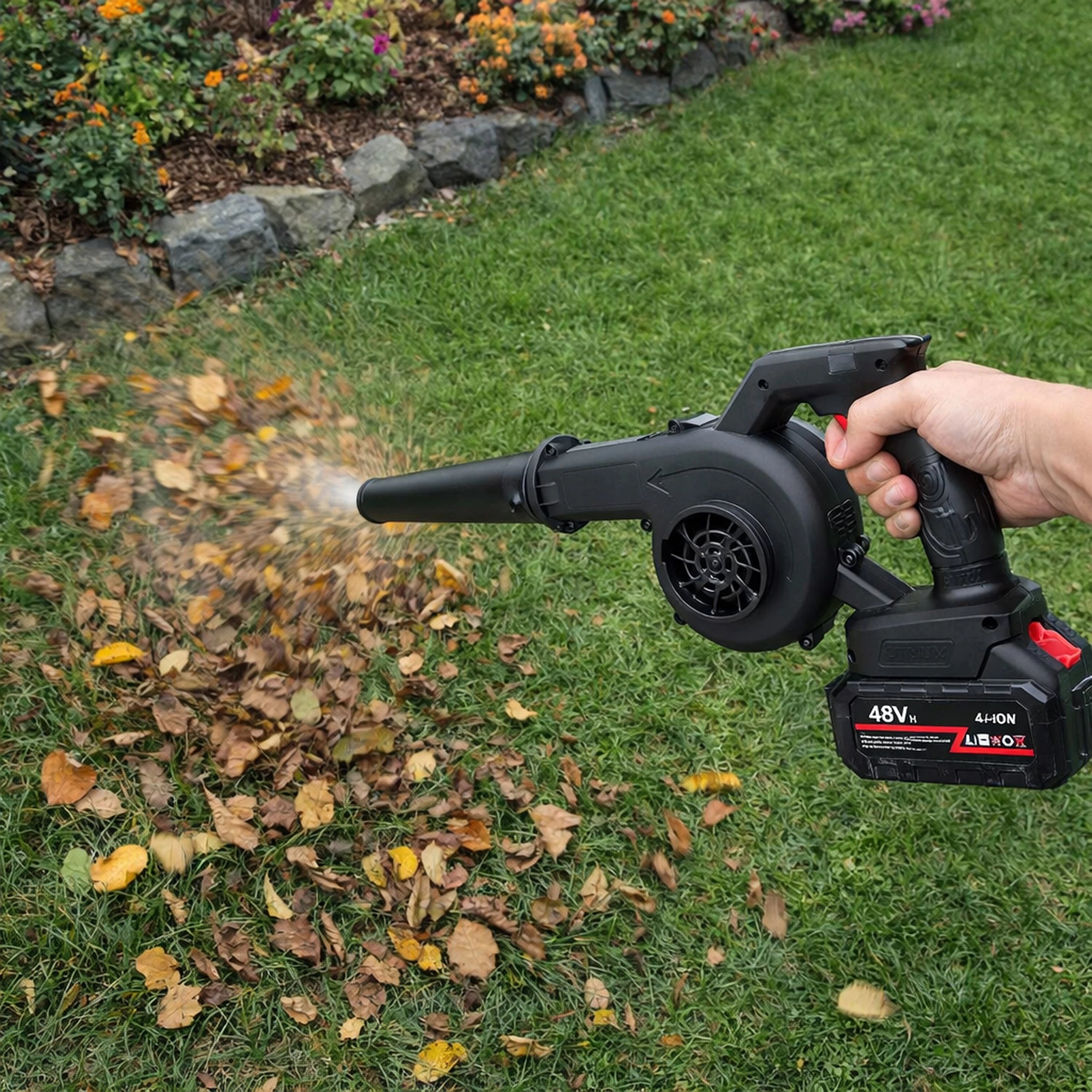 Souffleur Aspirateur de feuille portatif sans fil  2 en 1