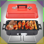 Barbecue charbon pliable camping  43 x 28 x 26 cm