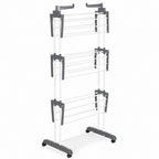 Etendoir Séchoir à linge pliable XXL 4 Niveaux  supporte jusqu'à 50 kg 170 cm