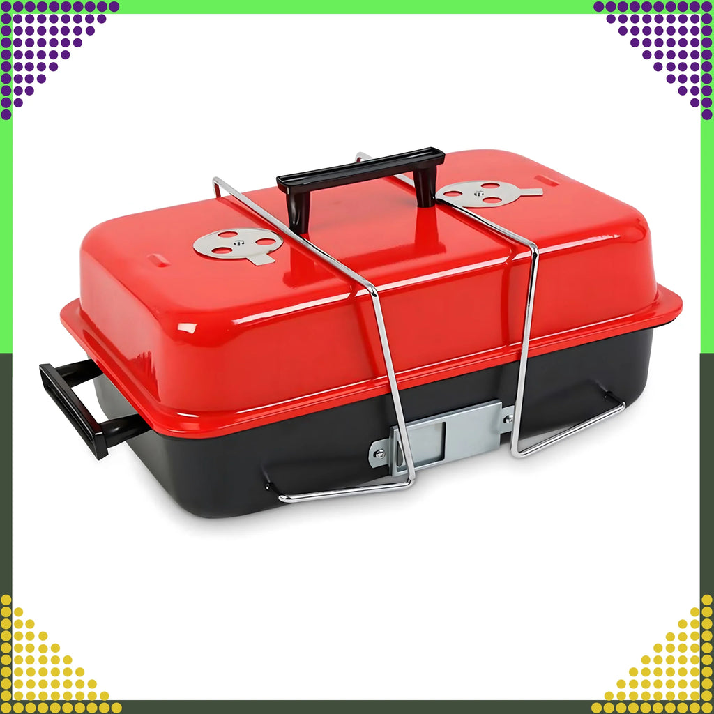 Barbecue charbon pliable camping  43 x 28 x 26 cm