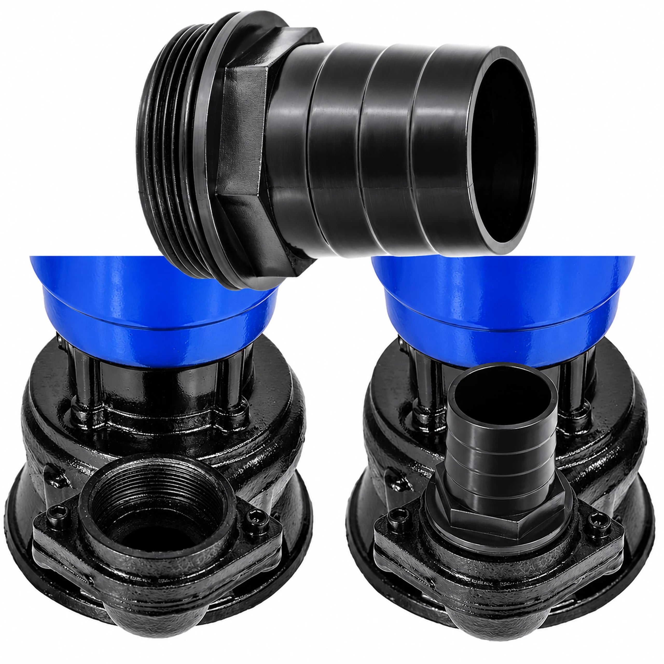 Pompe vide cave fosse septique avec broyeur d'eau + TUYAU 2'' 30M 16000 l/h