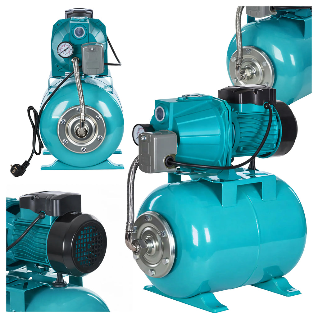 Kit pompe Hydrophore 24L 750W réservoir d'eau
