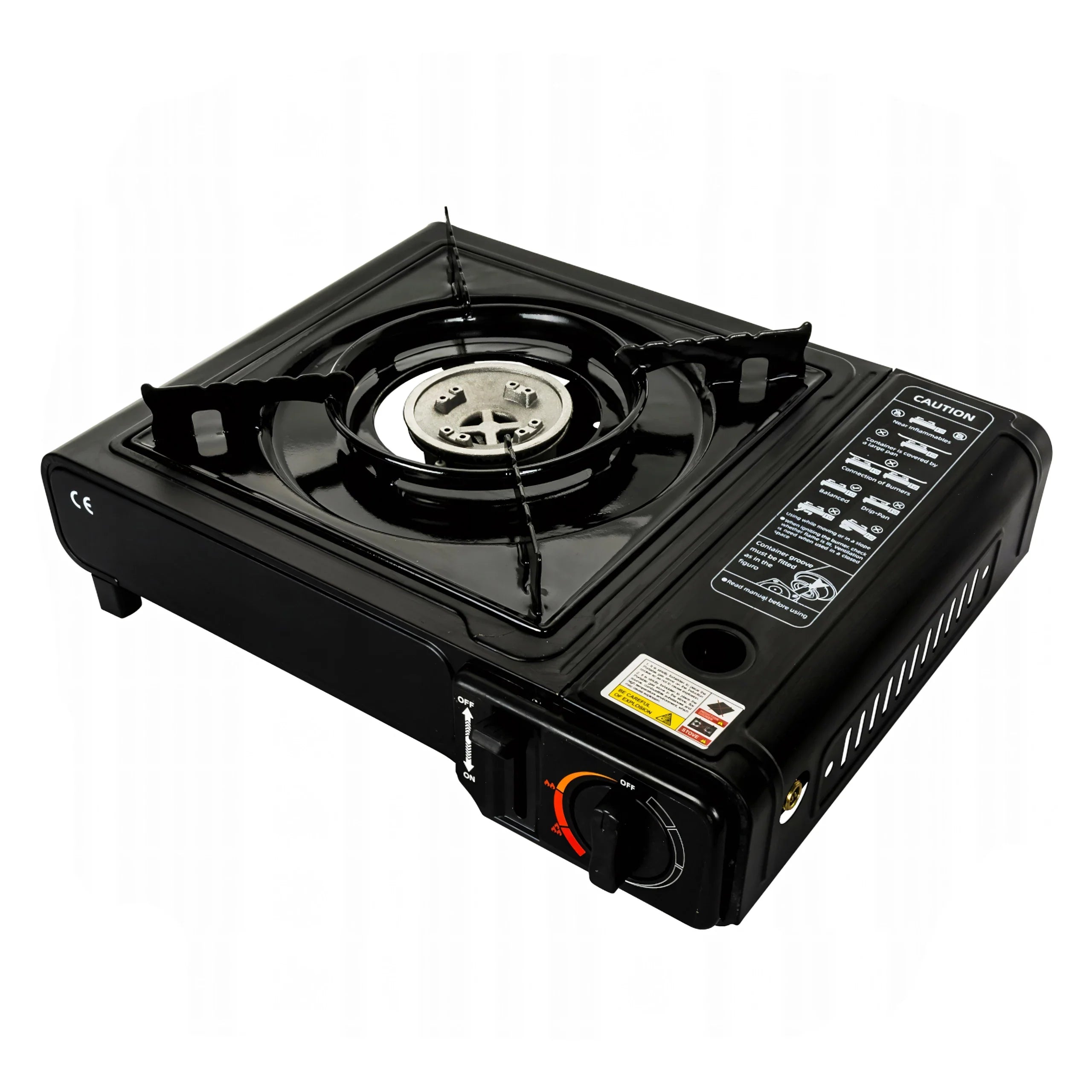 Kit Réchaud camping portable 2 en 1 à gaz 2500 W