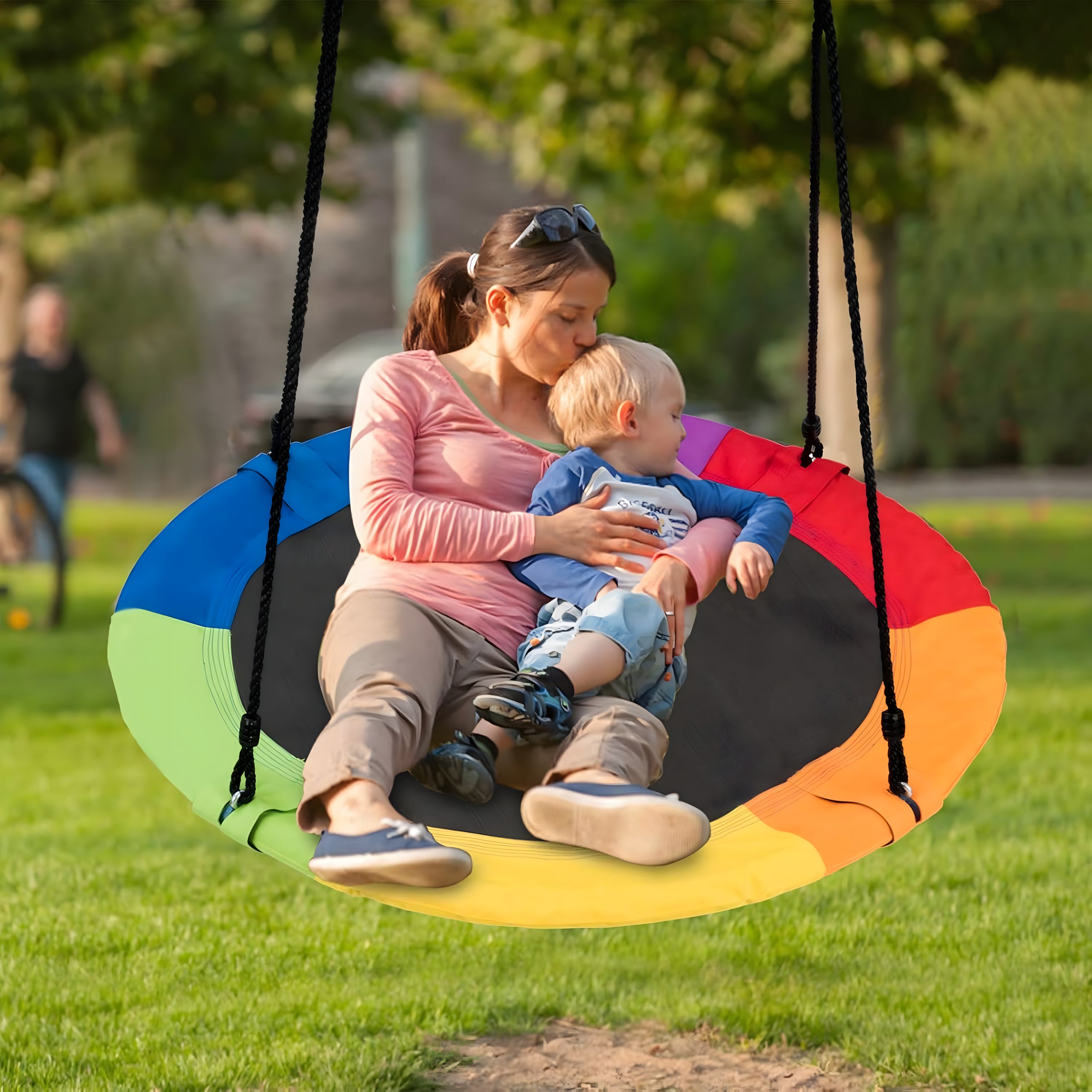 Balançoire enfant  Nid d'Oiseau Extérieur 100cm