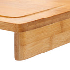 Planche à découper bambou avec rebord 45x34 cm