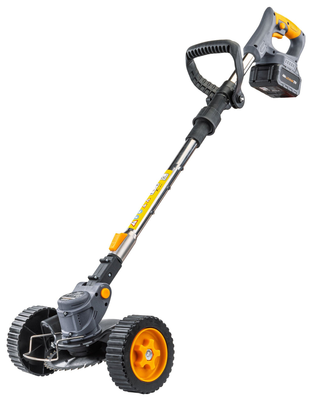 Coupe bordure électrique débroussailleuse avec roue sur batterie 1000 W