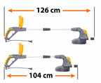 Coupe bordure debroussailleuse electrique 1400 W
