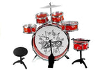 Ensemble Batterie pour enfant 6 tambours + cymbales + pédale