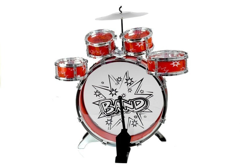 Ensemble Batterie pour enfant 6 tambours + cymbales + pédale