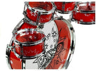 Ensemble Batterie pour enfant 6 tambours + cymbales + pédale