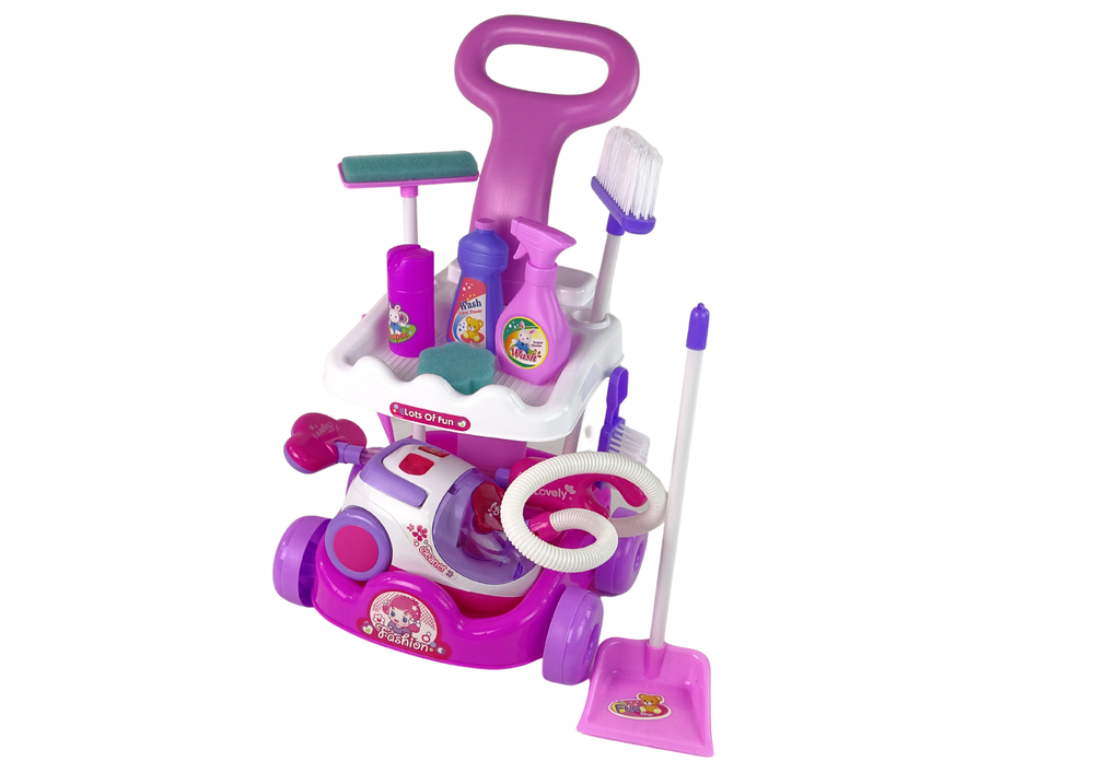 Jouet Chariot de nettoyage enfant avec accessoires