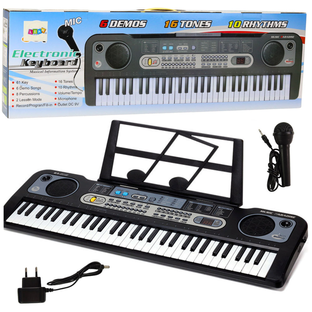 Clavier orgue piano pour enfant avec  microphone, pupitre, enregistrement et lecture