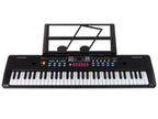 Clavier piano microphone, support pour partitions, 61 touches pour enfant