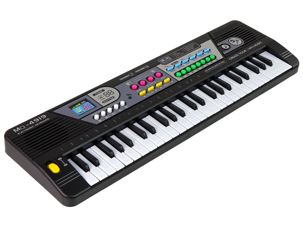 Piano Clavier Orgue avec Microphone 49 touches pour enfant