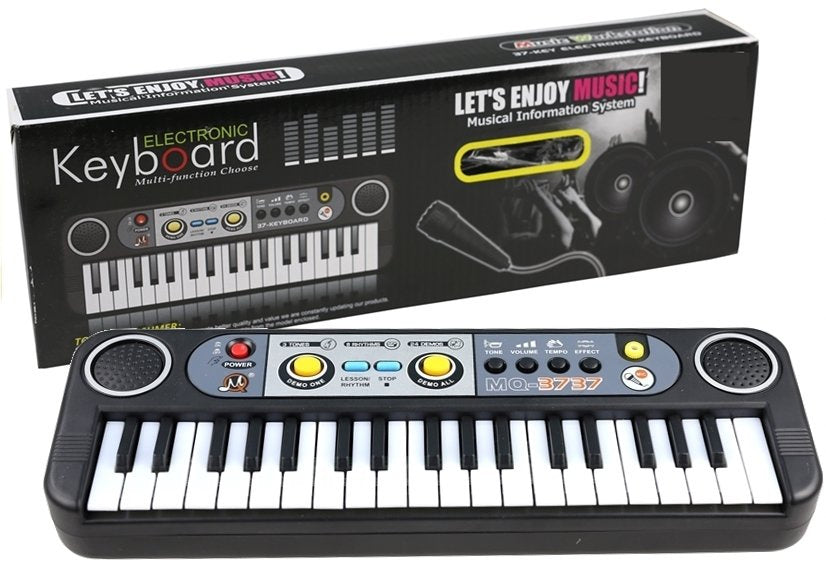 Piano Orgue électrique avec microphone 37 touches pour enfants