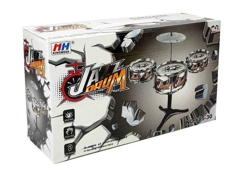 Ensemble batterie pour enfant 3 tambours + cymbale