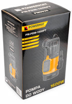 Pompe  vide cave submersible avec flotteur pour eaux sales propres, fosses septiques, 1600W