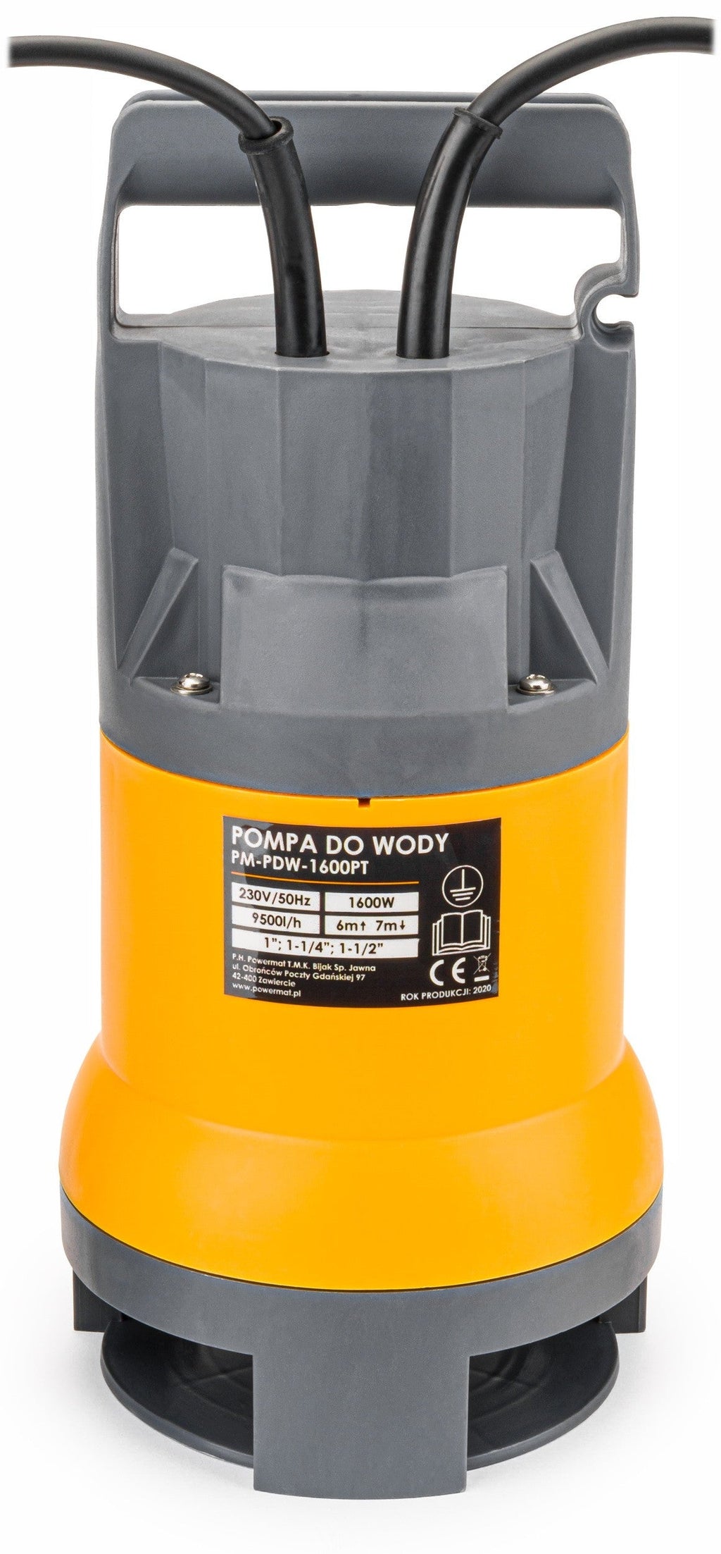 Pompe  vide cave submersible avec flotteur pour eaux sales propres, fosses septiques, 1600W