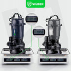 Pompe vide cave fosse septique avec broyeur d'eau + TUYAU 2'' 30M WUBER 2500 W 18000 l/h