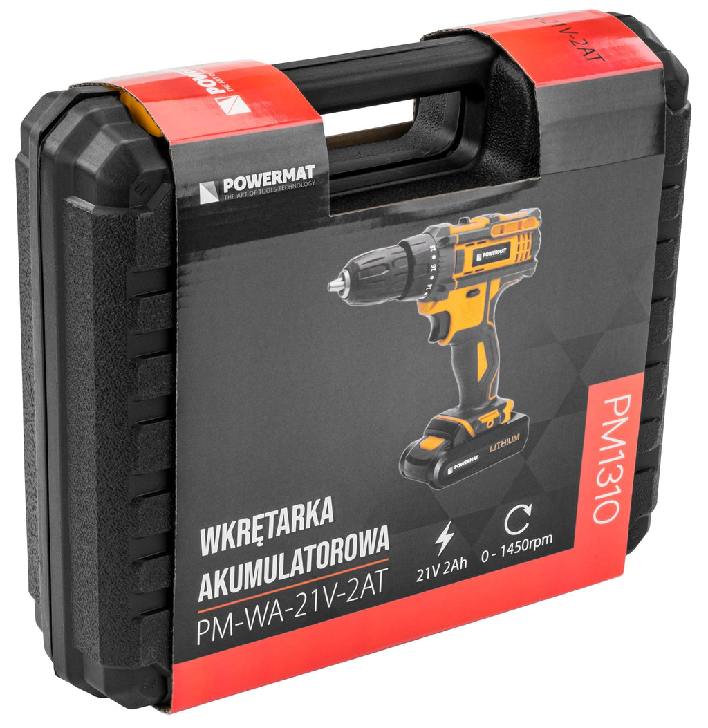 Coffret Visseuse sans fil 21V + Embouts et 2 batteries